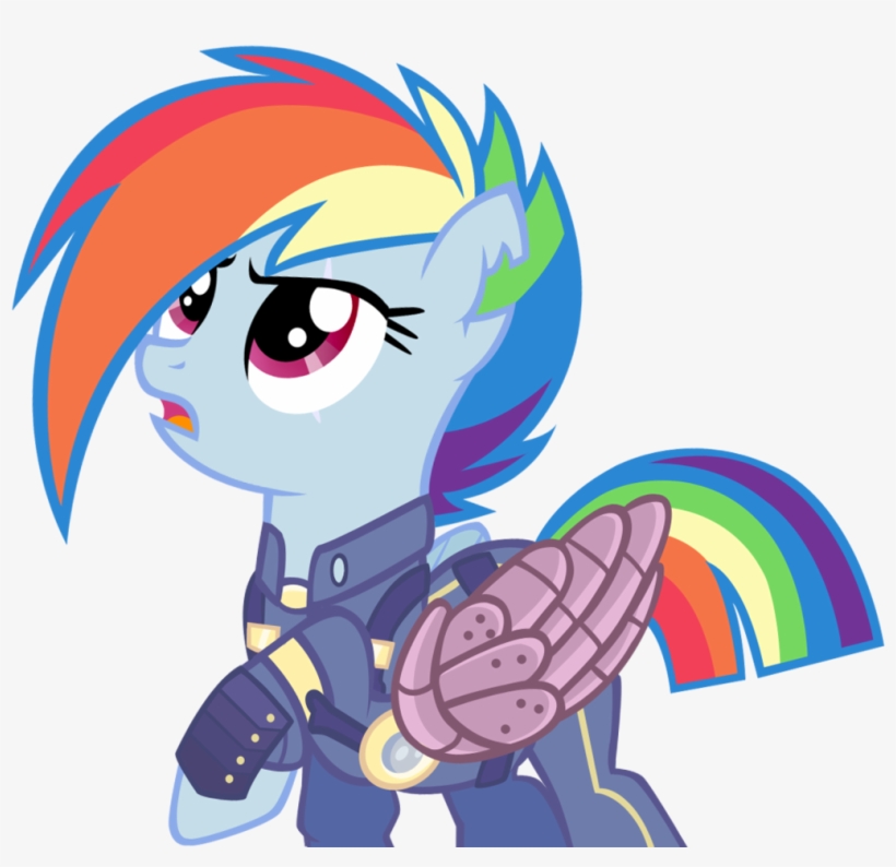 Mlp Fallout Rainbow Dash, transparent png download