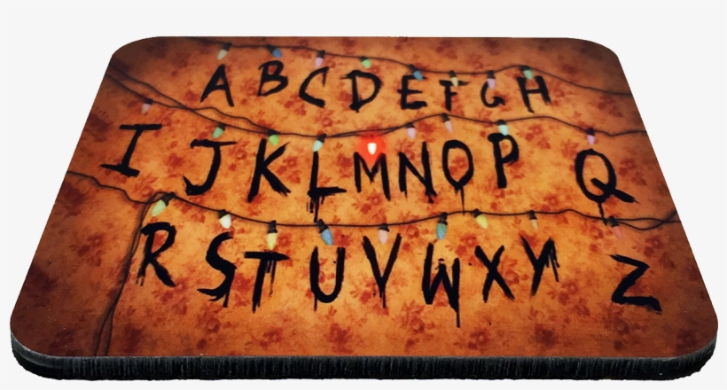Stranger Things Alphabet Wall Drink Coaster - Wallet, transparent png download