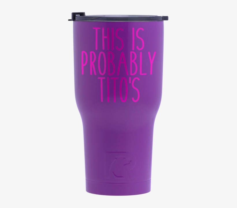 Purple With Pink Tumbler - Personalized Tumbler, transparent png download