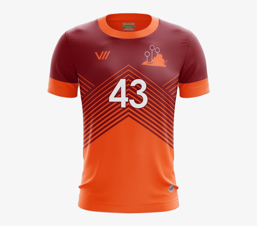 Quidditch At Virginia Tech Dark Jersey - E Sports T Shirt, transparent png download