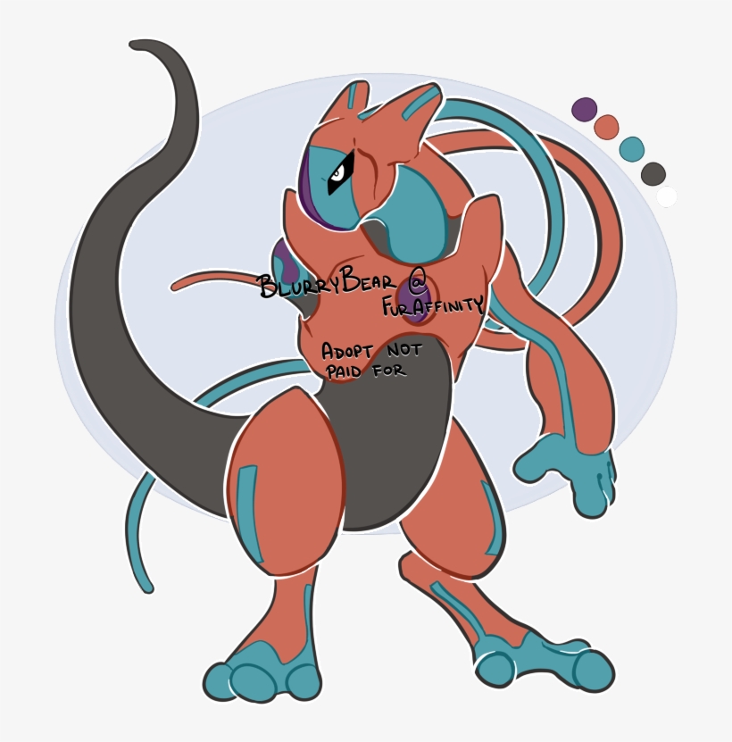 [open] Mewtwo/deoxys - Deoxys, transparent png download
