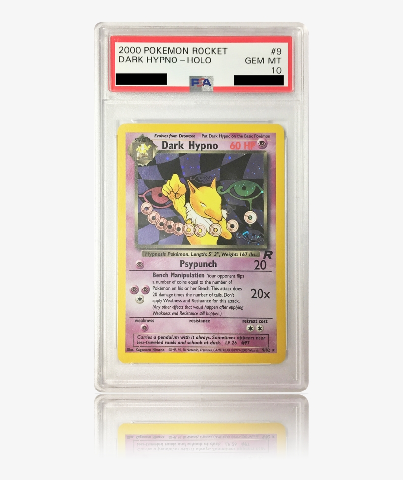 Psa 10 Dark Hypno 9/82 - Dark Hypno Holo, transparent png download