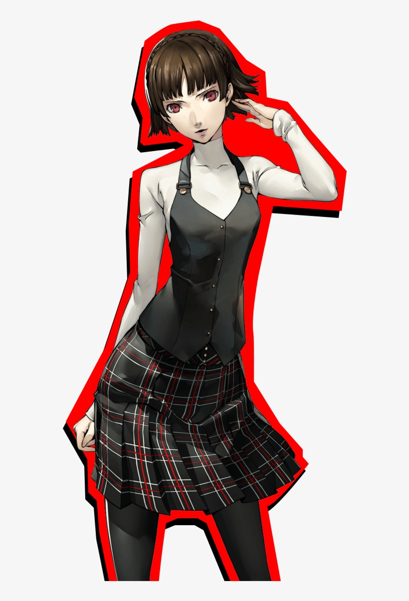 Makoto Niijima Cosplay Costume Outfit Persona 5, transparent png download