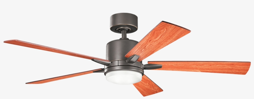 Loading Zoom - Kichler Lucian 52" Ceiling Fan With Light - Olde Bronze, transparent png download