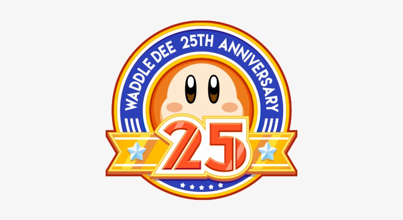 The Kirby Twitter Account Is Getting In The April Fools' - Kirby 25th Anniversary Logo, transparent png download