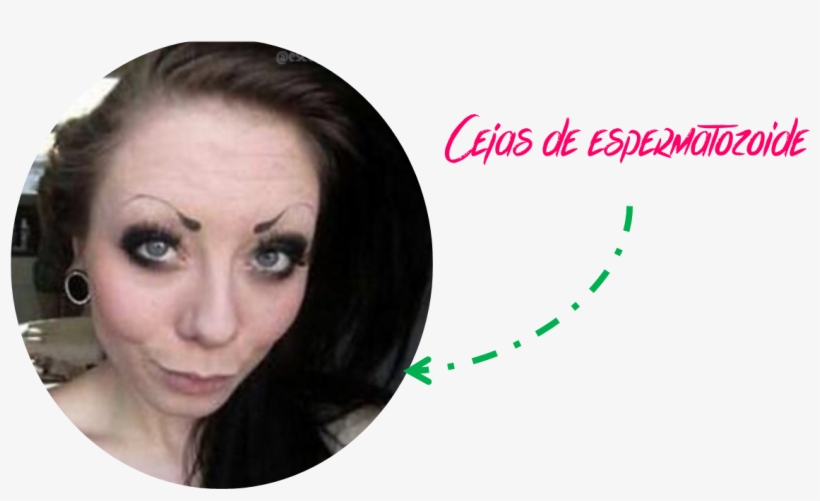 Este Ejemplo Es Muy Exagerado, Pero Eso - Eyebrow, transparent png download