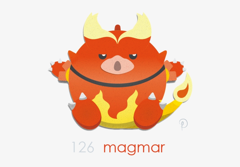 Magmar The Fire Platypus - Cartoon, transparent png download