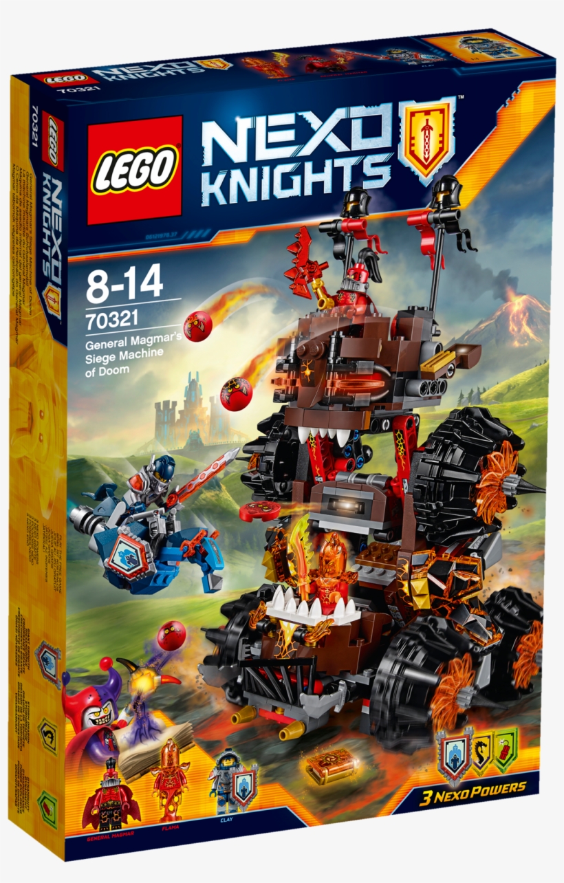 Lego - Nexo Knights - 70321 General Magmar's Siege, transparent png download