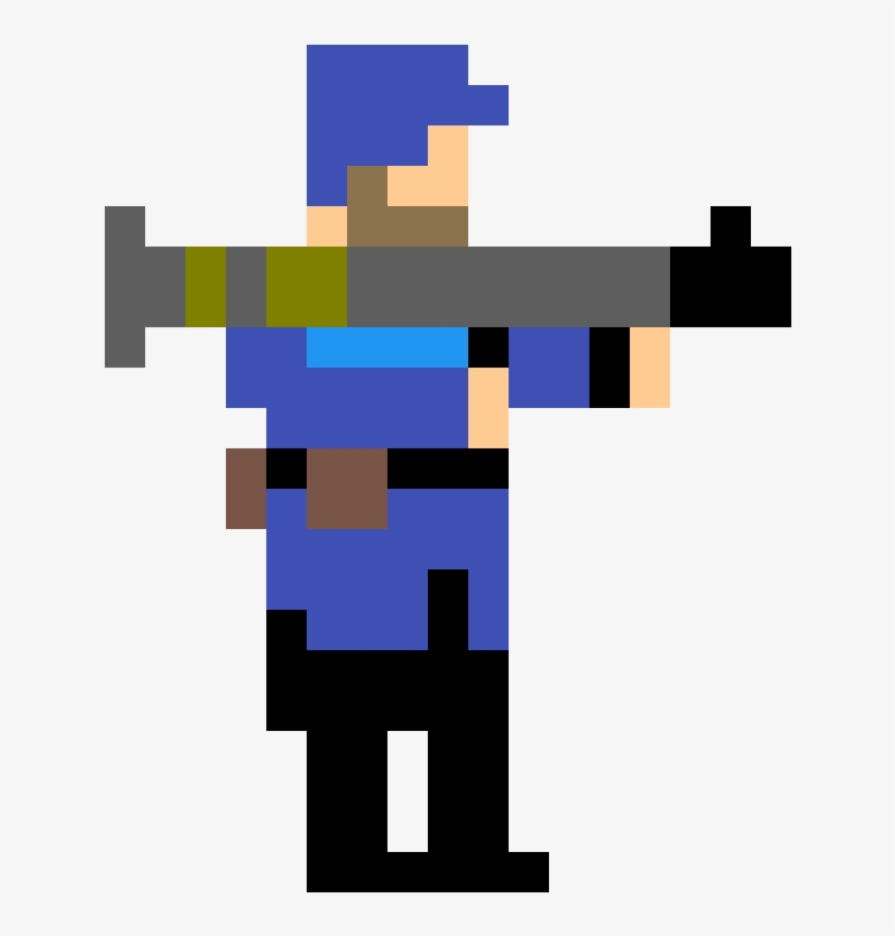 Tf2 Soldier - Pixel Art Ww2 Soldiers Transparent PNG - 1184x1184 - Free