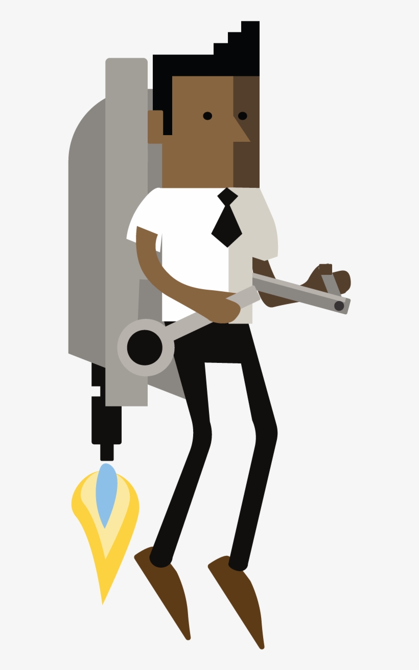 We're Living In A Time Of Radical Innovation - Jetpack Man Png, transparent png download