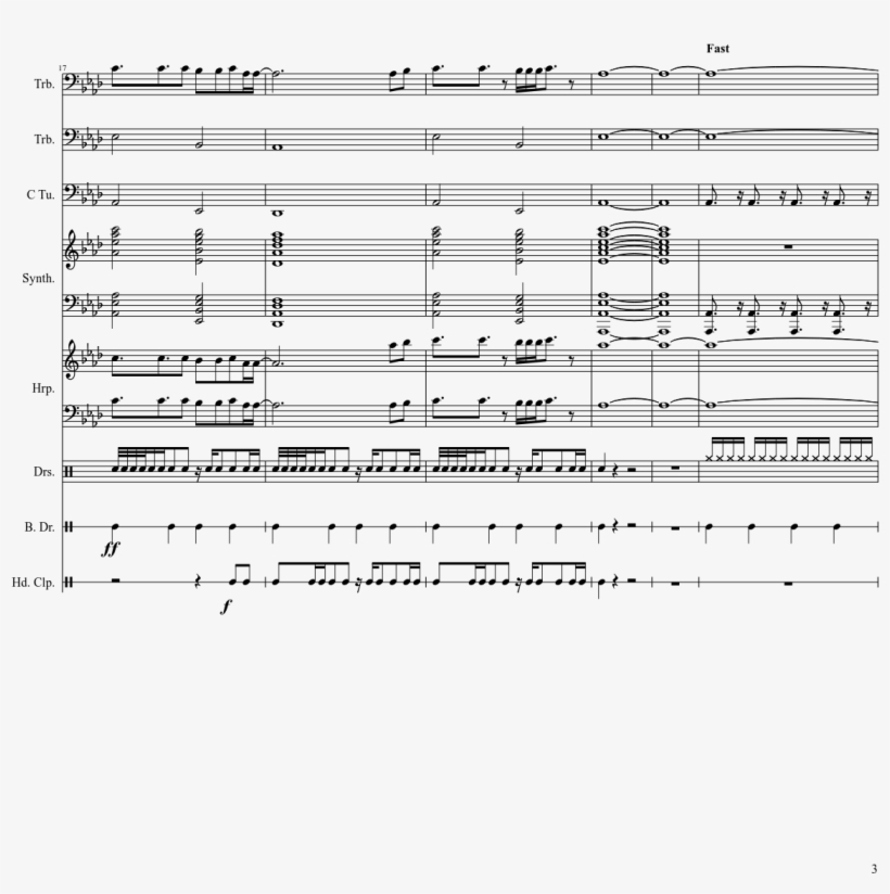The New Avgn Sheet Music Composed By Dominic Trentadue - Music, transparent png download