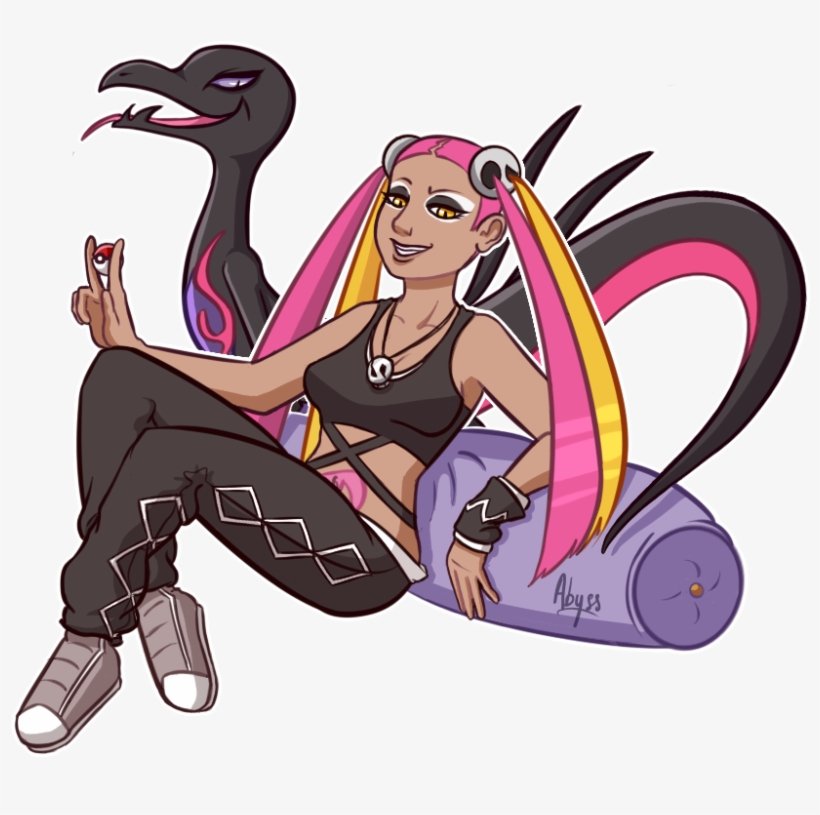 A Transparent Plumeria With Her Salazzle For A Friendo - Cartoon, transparent png download