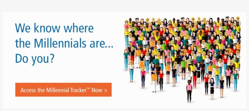 Millennial Tracker™ - Population, transparent png download