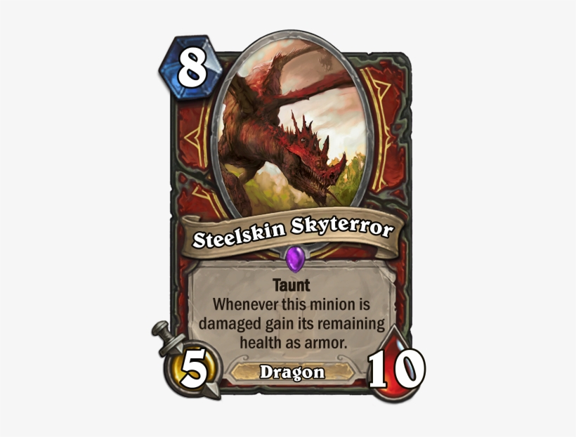 Epic Warrior Dragon Its Scales Are Pretty Tough - Hearthstone Knights Of The Frozen Throne Cards, transparent png download