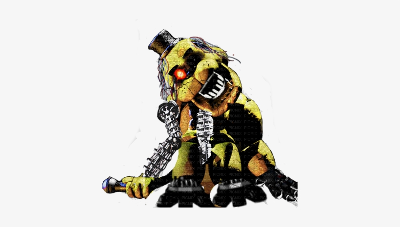 Withered Golden Freddy - Fnaf 5 Golden Freddy, transparent png download