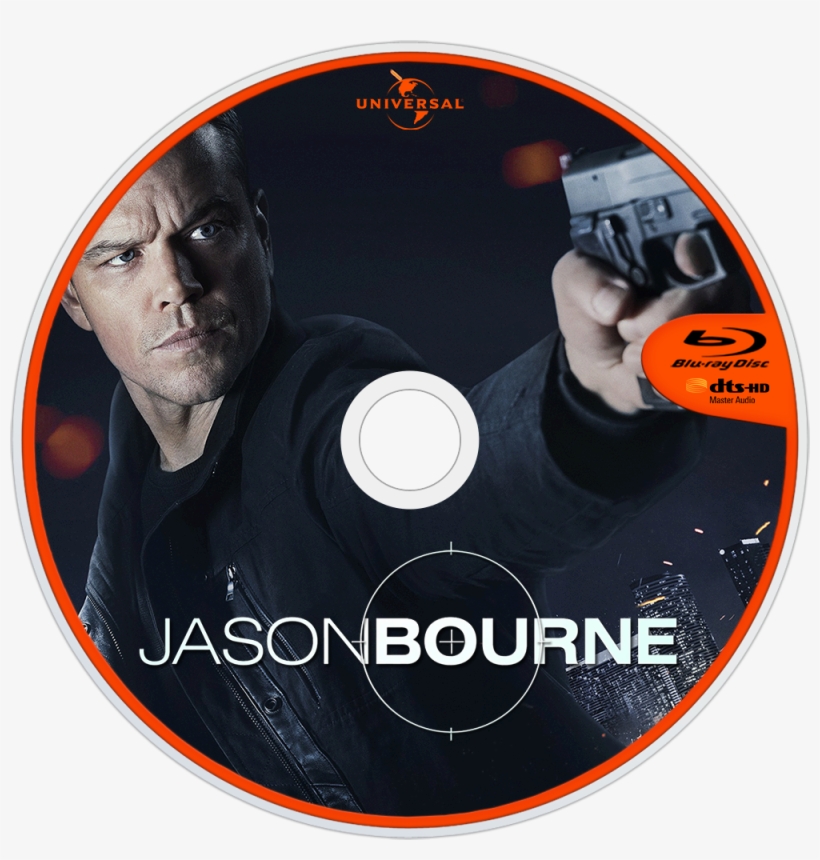 Jason Bourne Bluray Disc Image - Cd, transparent png download