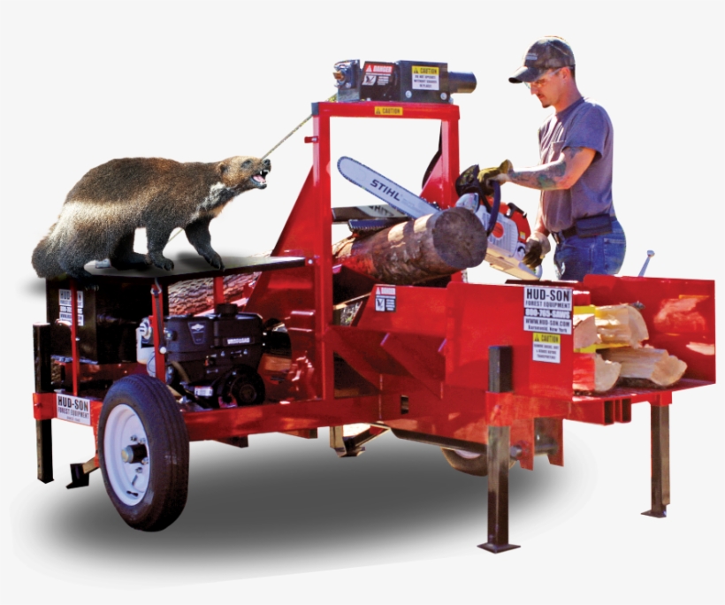 Hud-son Wolverine M Firewood Processor, transparent png download
