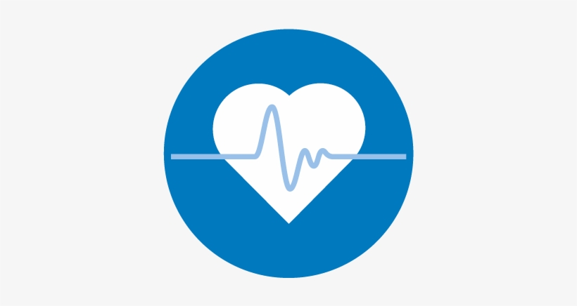 Symbol Of A Heart With A Jagged Line Representing An - Blue Close Icon Png, transparent png download
