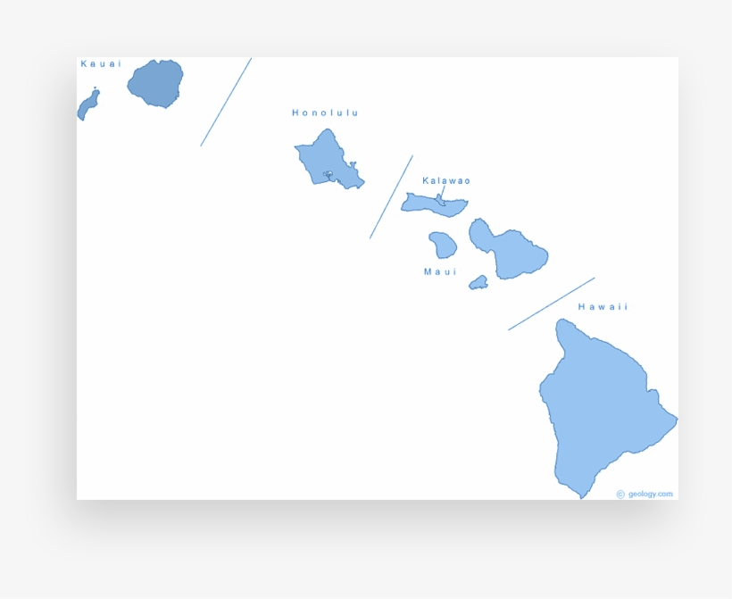 Hawaii Tscm Bug Sweep - Hawaii Map, transparent png download
