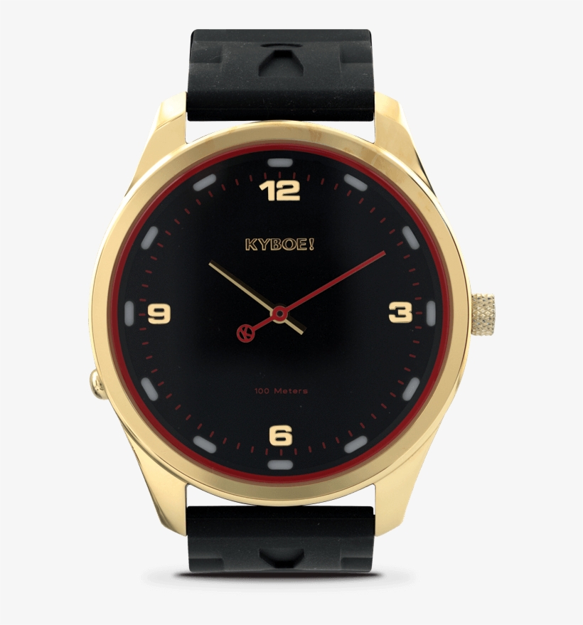 Black And Gold - Tag Heuer Carrera Calibre 5 Wrist, transparent png download