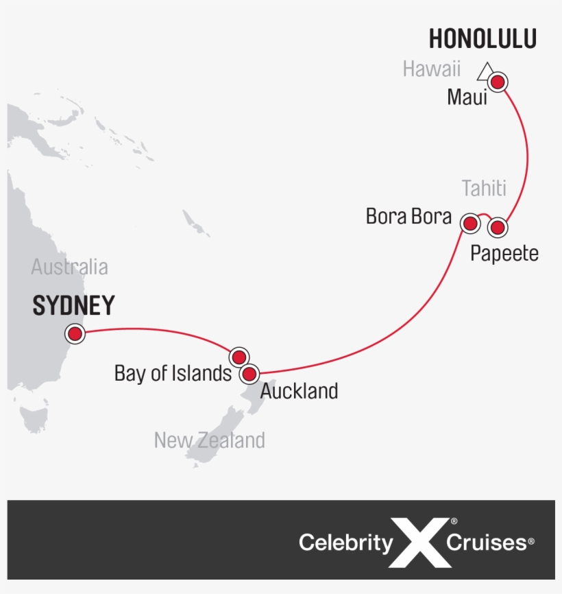 Transpacific To Hawaii - Celebrity Cruise Line, transparent png download