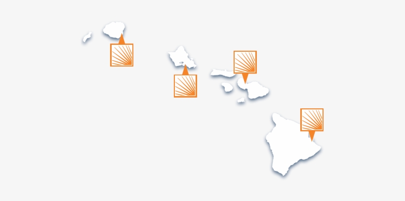 Hawaii Map - Blood Bank Of Hawaii, transparent png download