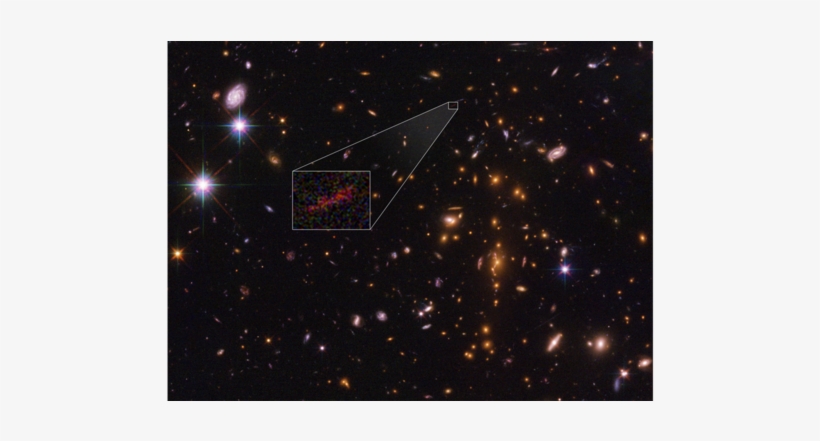 Spt0615-jd Lensed Galaxy - Nasa Galaxies, transparent png download