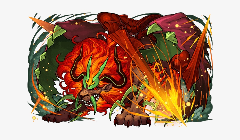 灼林の魔獄獣・マンティコア - Manticore, transparent png download