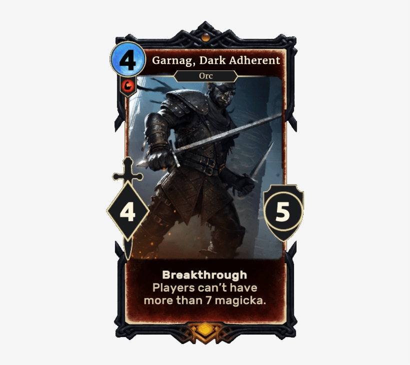 Garnag, Dark Adherent - Elder Scrolls Legends Lucien Lachance, transparent png download