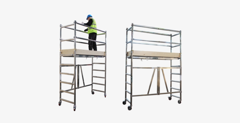 Scaffold Tower Hire - Aluminium Mobile Scaffolding Tower, transparent png download