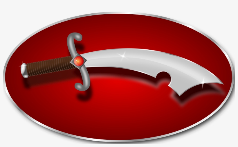 This Free Icons Png Design Of Scimitar With Background, transparent png download
