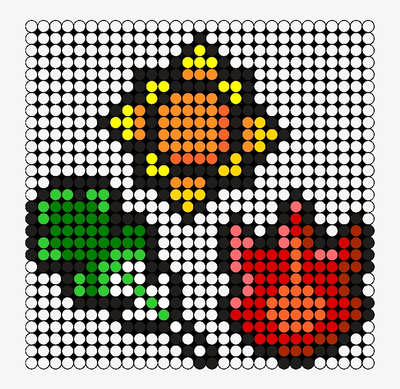 Badge Pokemon Part 2 Gen 1 Perler Bead Pattern / Bead - Kandi Patterns, transparent png download