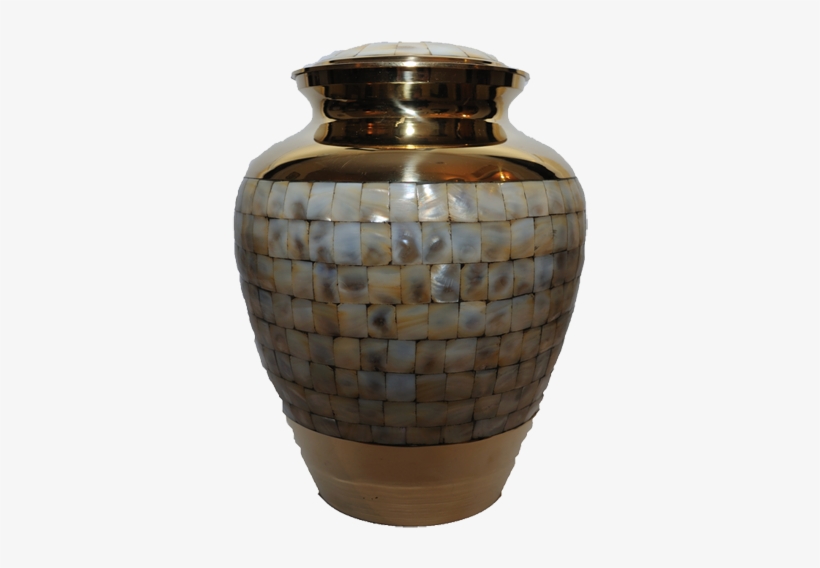 Mother Of Pearl Cremation Urn - Vase, transparent png download