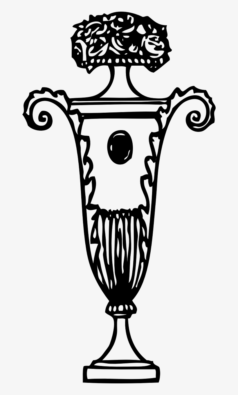 Ornament Urn Svg Clip Arts 312 X 599 Px, transparent png download