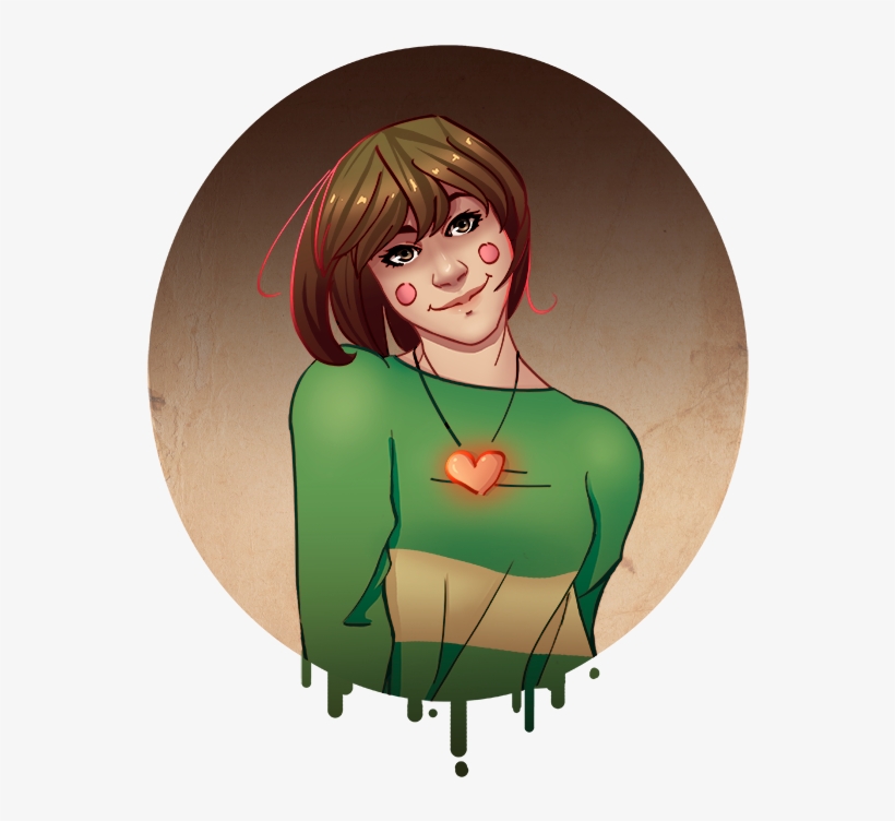Chara The Fallen Child - Chara Fallen Into The Underground, transparent png download