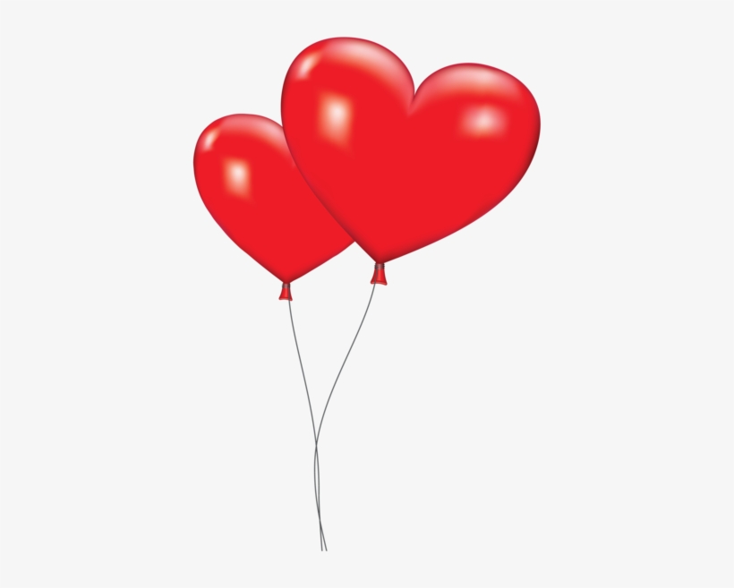 Balloon Clipart Heart Shape - Heart Balloon Png, transparent png download