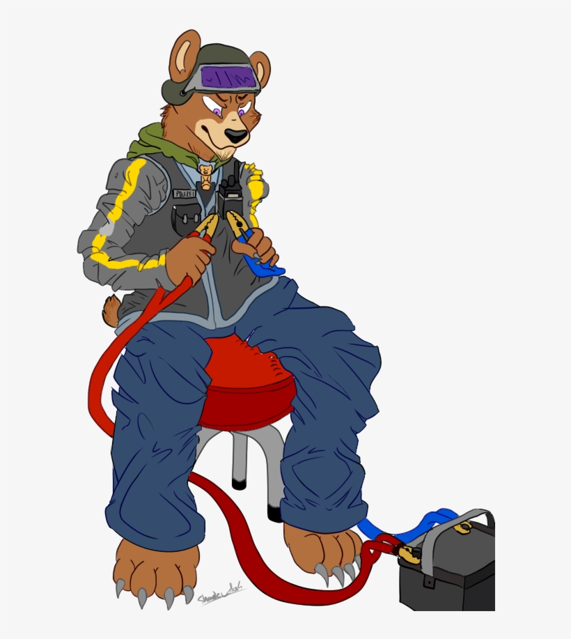 Tony Cannoli As Bandit From Rainbow Six Siege - Furry Rainbow Six Siege, transparent png download