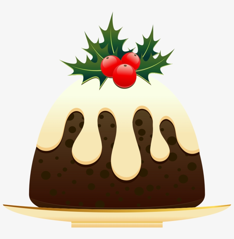 Clipart - Clip Art Christmas Pudding, transparent png download