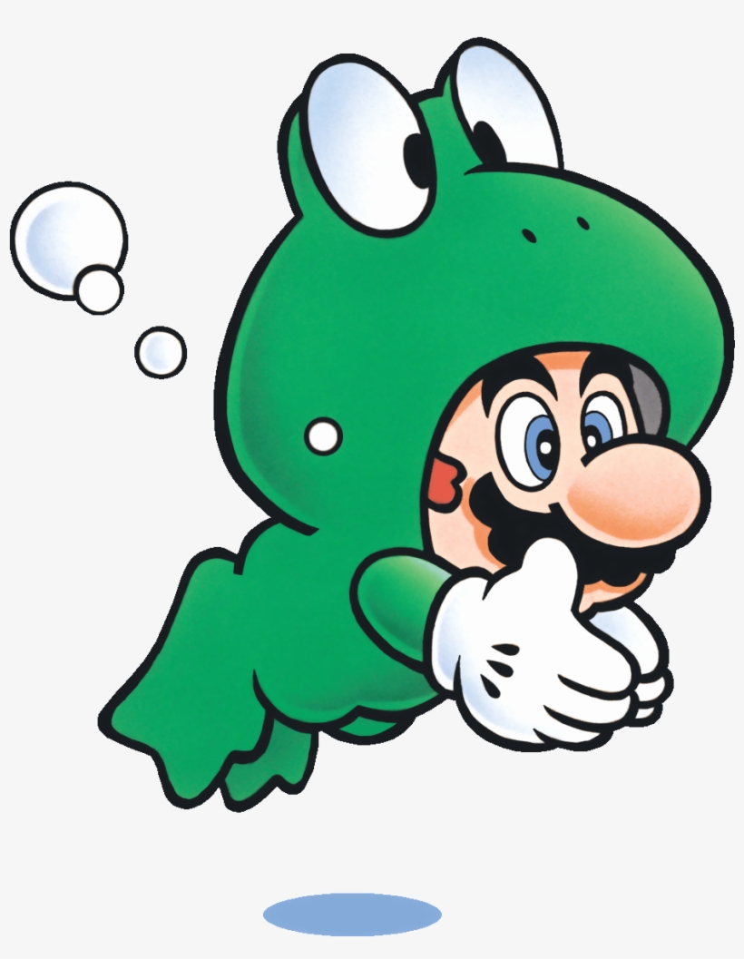 There's No Doubt That Mario Will Be Exploring Some - Mario Bros Frog Suit, transparent png download