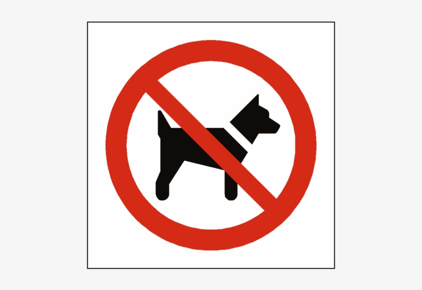 No Dogs Symbol Sign - No Dogs Sign, transparent png download