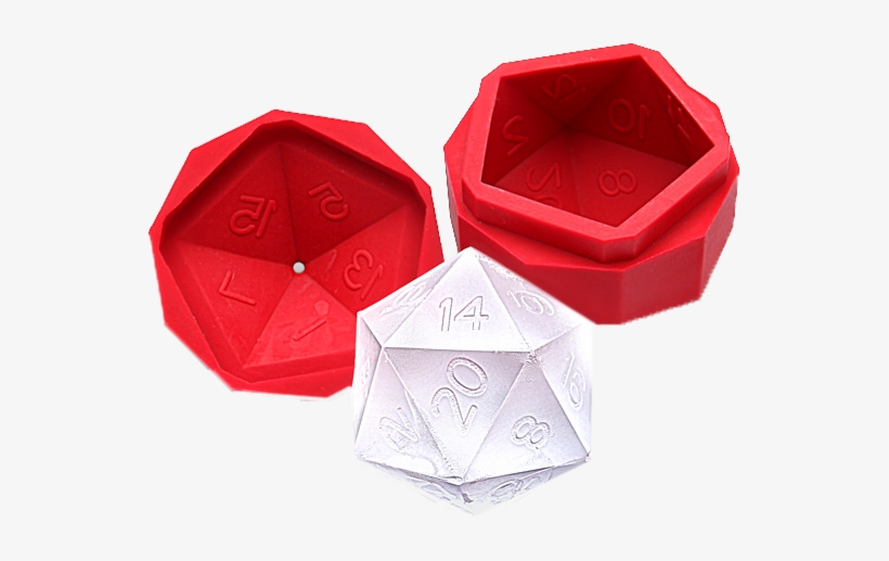 Critical Hit D20 Ice Mold - D20 Ice Mold, transparent png download