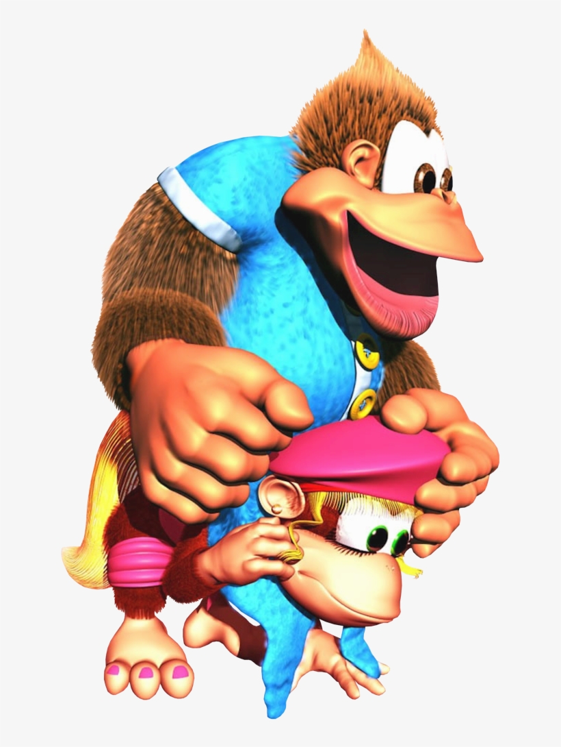 Wiki Donkey Kong - Diddy Kong E Dixie Kong, transparent png download
