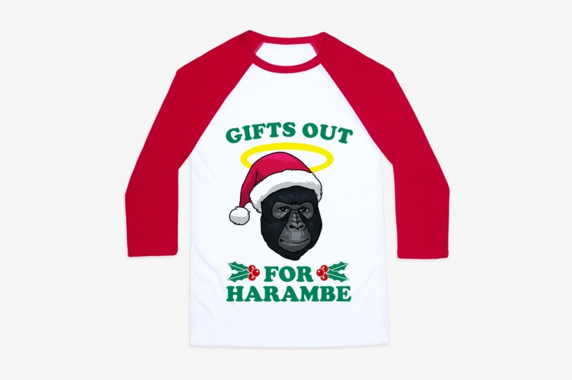 Gifts Out For Harambe Baseball Tee - If You Ran Like Your Mouth, You'd Be In Great Shape!, transparent png download