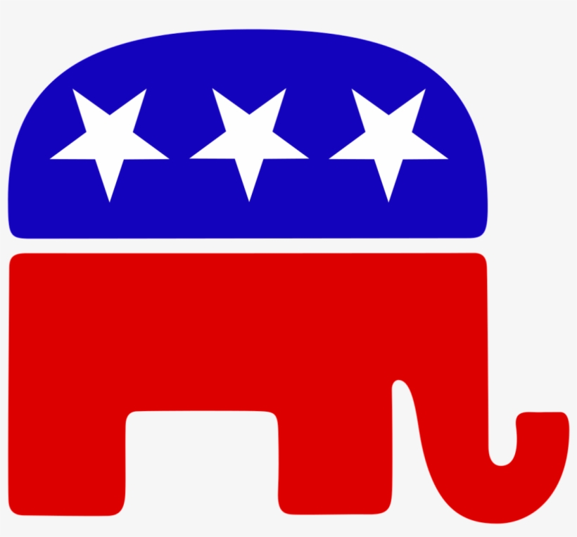 Pentagram Clipart Upside Down - Republican Clipart, transparent png download