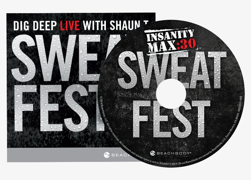 Insanity Max - 30<sup>™</sup> - Sweat Fest From Insanity Max: 30 Fitness Dvd Cardio, transparent png download