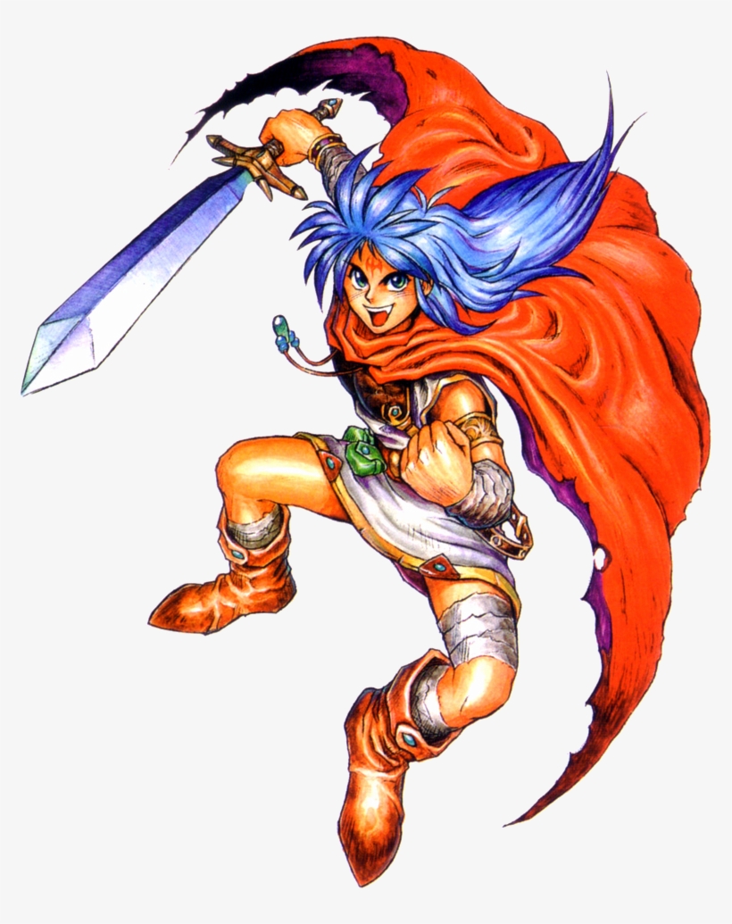 Img And Cloud Strife Ryu Capcom Breath Of Fire Transparent Png 774x955 Free Download On Nicepng