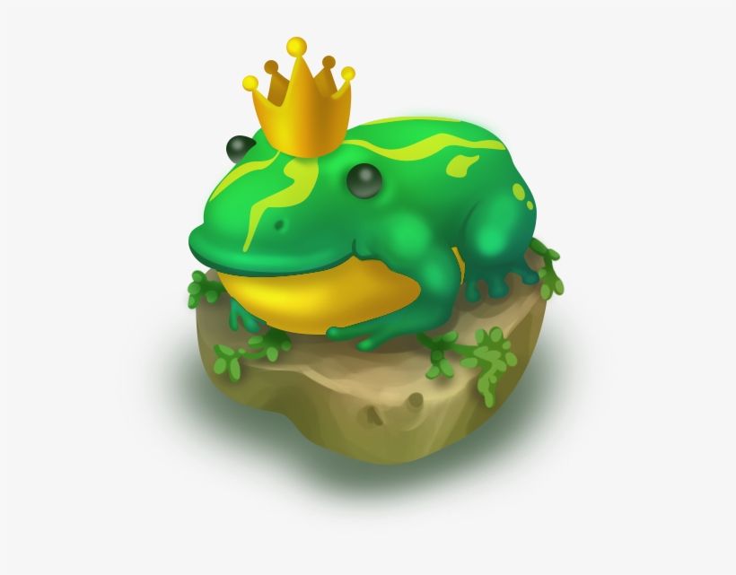 Frog King - Hay Day Frog, transparent png download