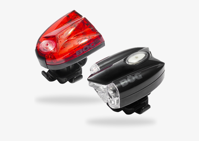 Bög Rechargeable Bike Lights - Bog Products Usb Rechargeable Led Bike Light Set Headlight, transparent png download