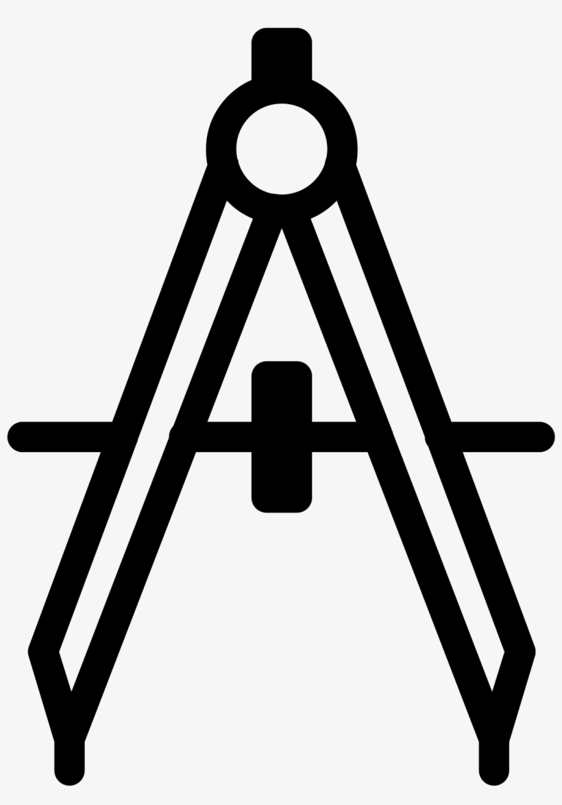 Image Transparent Stock Icon Free Download Png - Architecture Compass, transparent png download