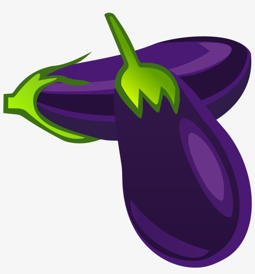 Eggplant Clipart Vector - Eggplant Sticker, transparent png download
